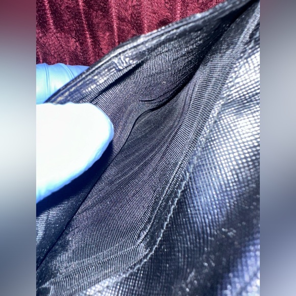 Prada Saffiano Leather Tri-Fold Wallet - Picture 7 of 10